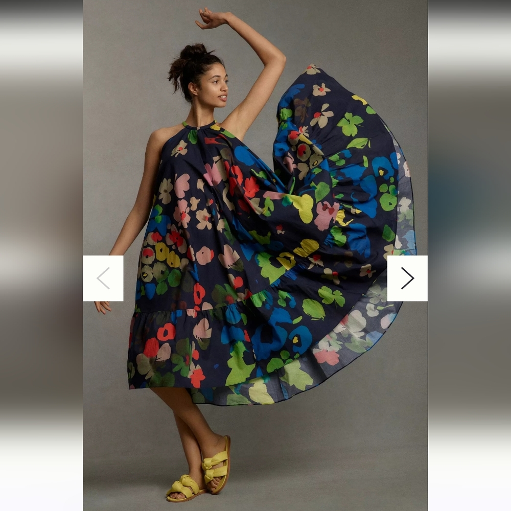 Anthropologie Whit Two halter dress